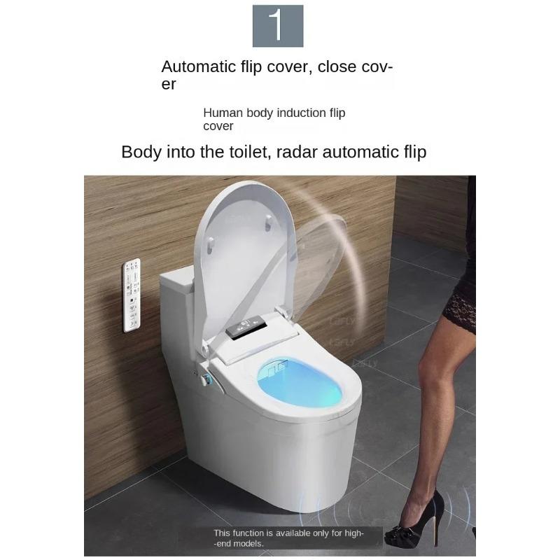 Smart Automatic Bidet Toilet Seat with Heating Function - Universal Fit for U-Shaped & D-Shaped Toilets