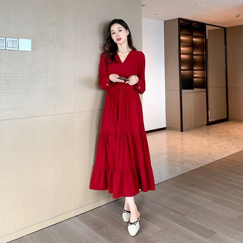 

Red Engagement Evening Gown French Chubby Girl s Dress Red XL