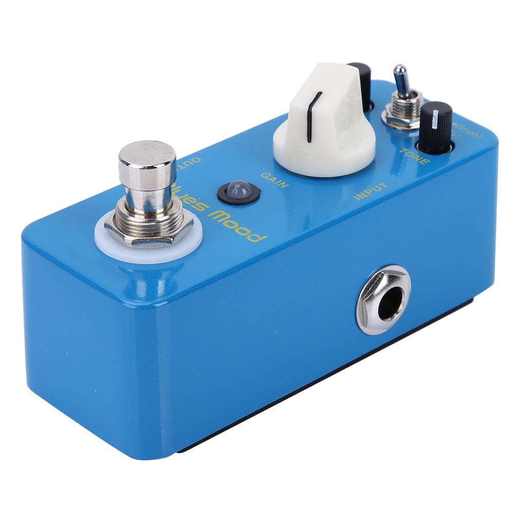 Blues Style Overdrive Guitar Effect Pedal 2 Modes(Bright Fat) True Bypass Full Metal Shell