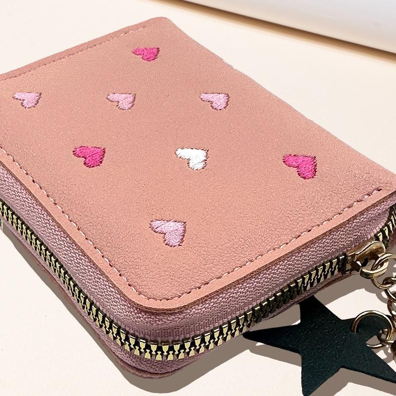New Multi-functional Wallet Women Ladies Mini Tassel Wallets Cute Short Zipper Lovely Pu Leather Coin Purse Female Hand Wallet