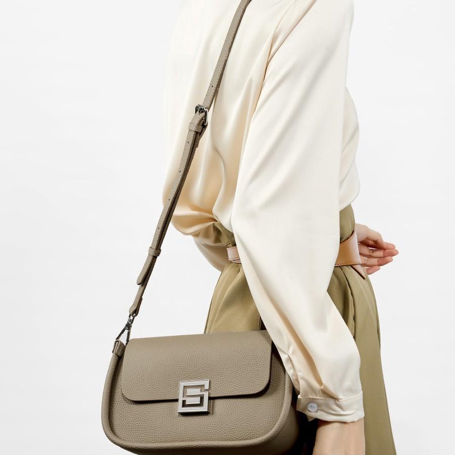 Fashion Versatile Small Square Bag, Genuine Leather Women's Bag, New Shoulder Cowhide Messenger Bag