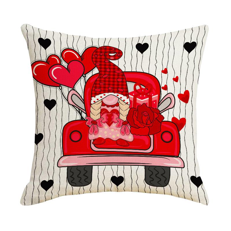 

Подушка Подушка на День святого Валентина Красная Любовь Прикроватная подушка Подушка для дивана 45 * 45Cm