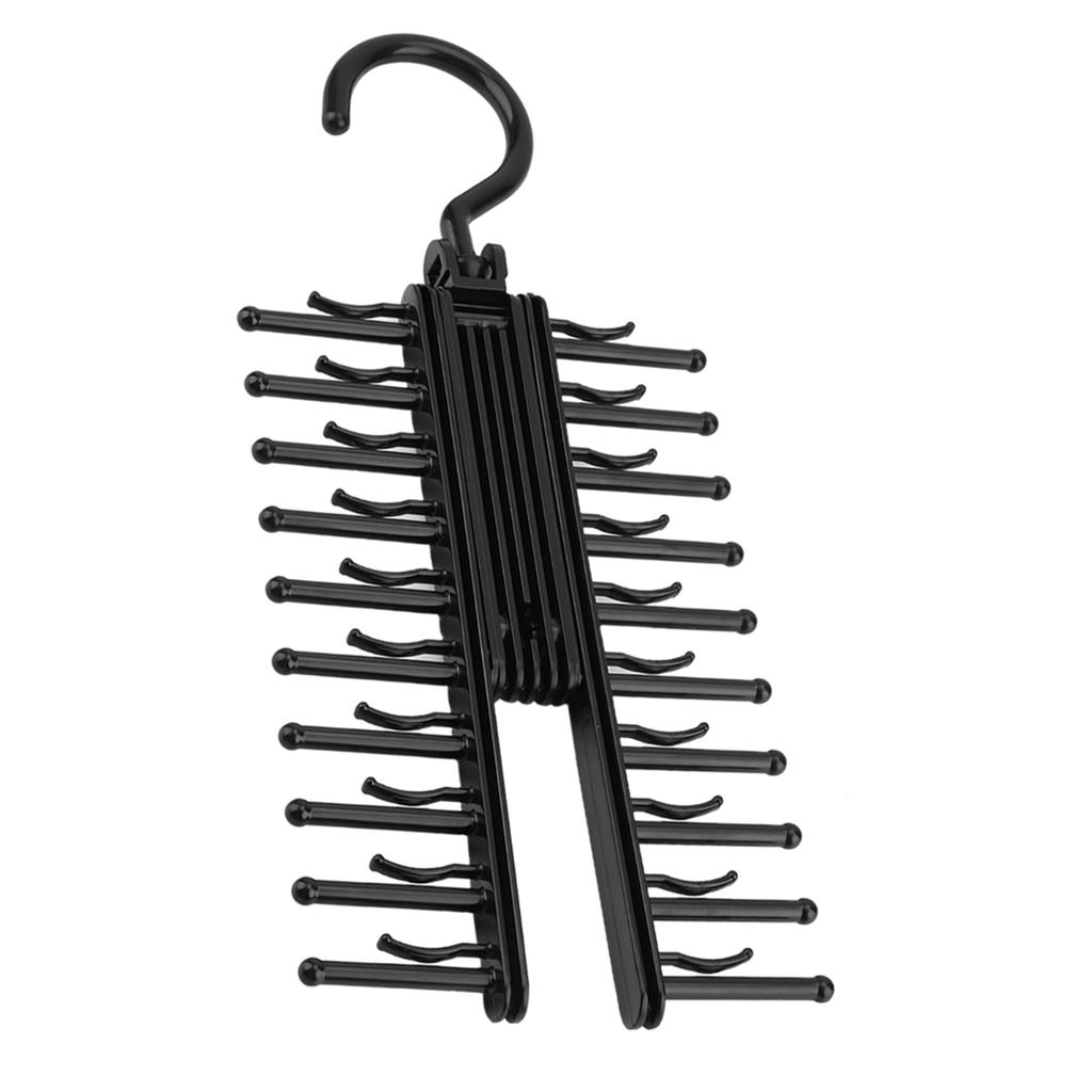 Tie and Belt Holder Holds 20 Ties, for Closet, 360 Degree Rotation, NonSlip, Space Saving