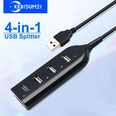 4-in-1 USB HUB USB 2.0 Splitter USB Dockingstation 480Mbps High Speed Übertragung OTG Adapter für PC Laptop Macbook Pro