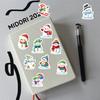 500 Pcs Christmas Snowman Stickers Roll 1 Inch Cute Winter Snowman Stickers for DIY Christmas Party Gift Decoration