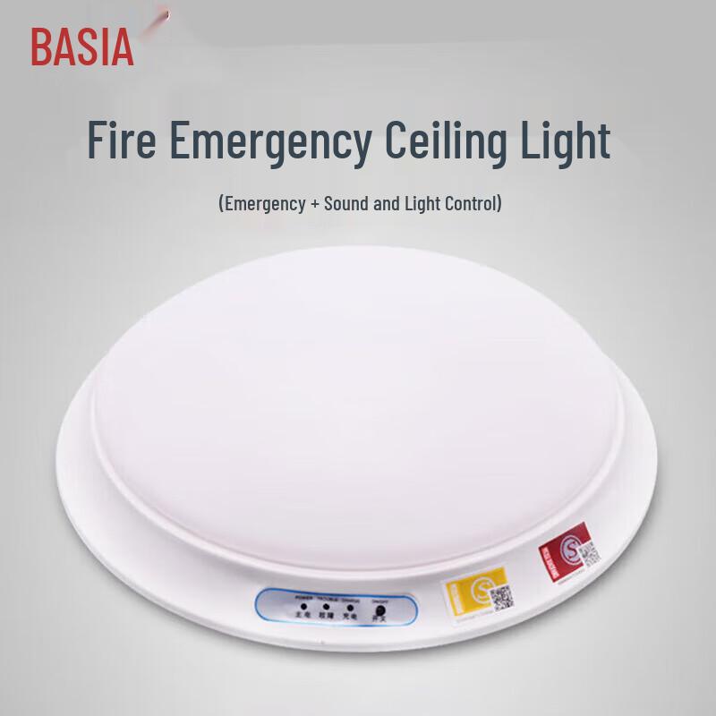 Bai Shi An LED Sound & Light Control Emergency Ceiling Light