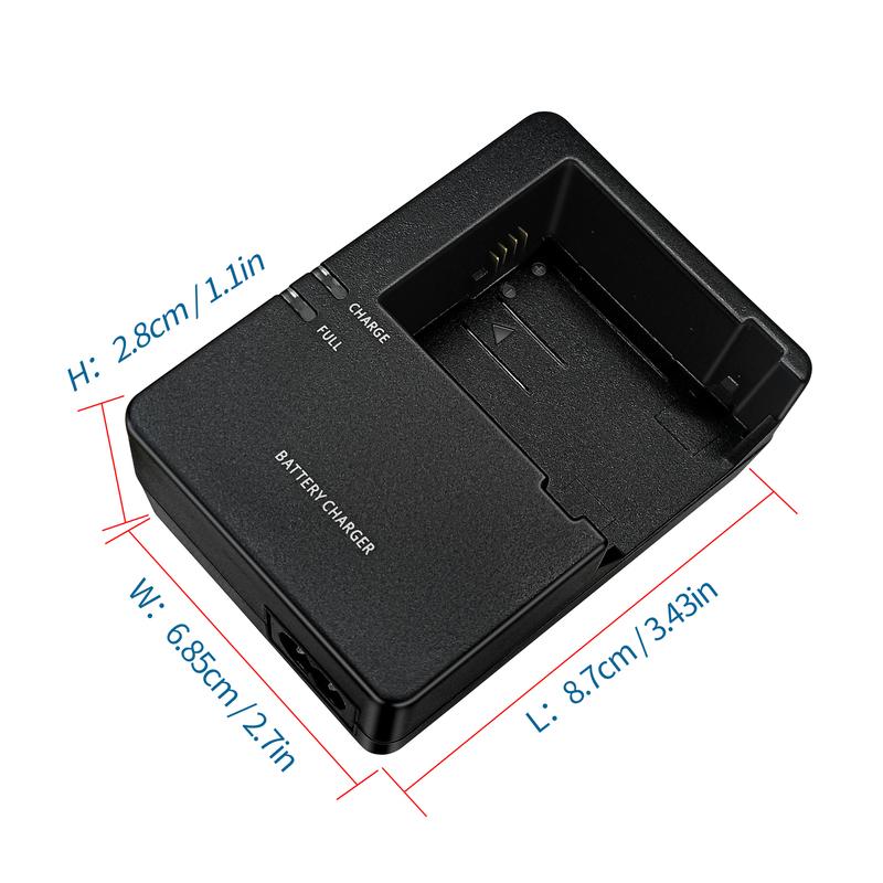 LC-E8 Battery Charger for Canon LP-E8 - Compatible with EOS 600D 650D 700D 550D,Rebel T2i,T3i,T4i,T5i; Kiss X4, X5, X6i Camera