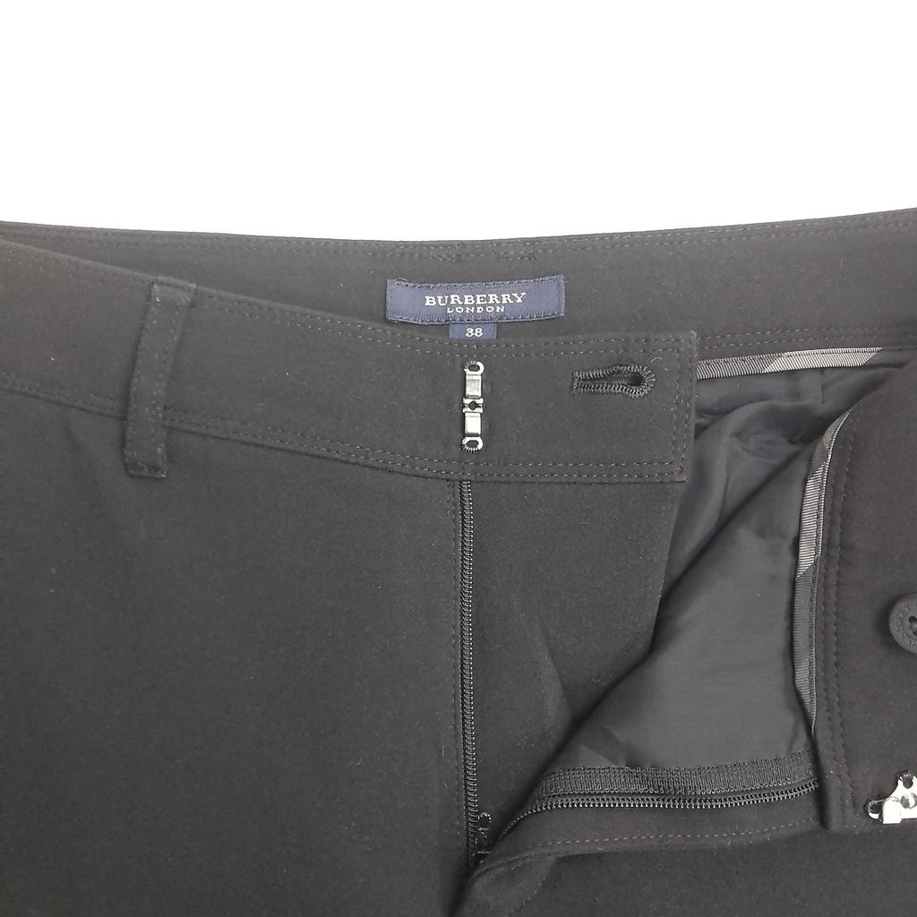 Burberry Straight Pants [38/Women M/79cm Inseam/Black] Japan(USED)