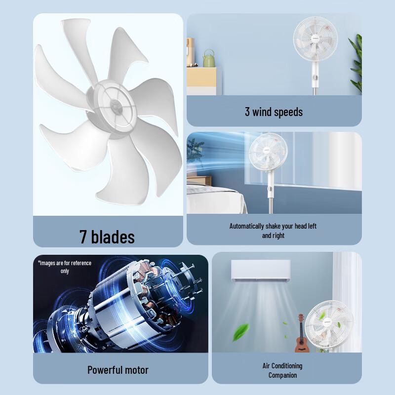 Konka Household Electric Fan CN plug (adapter included)