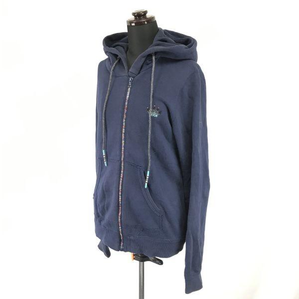 USED/Made In Japan Mando Zip-Up Sweat Hoodie 36 Men’s S Navy Blue Hoodie Jacket Jumper