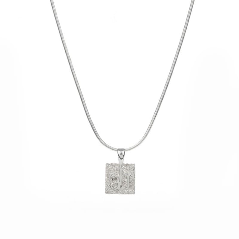 Collier Texture Brute ahjeong AHJ. argent