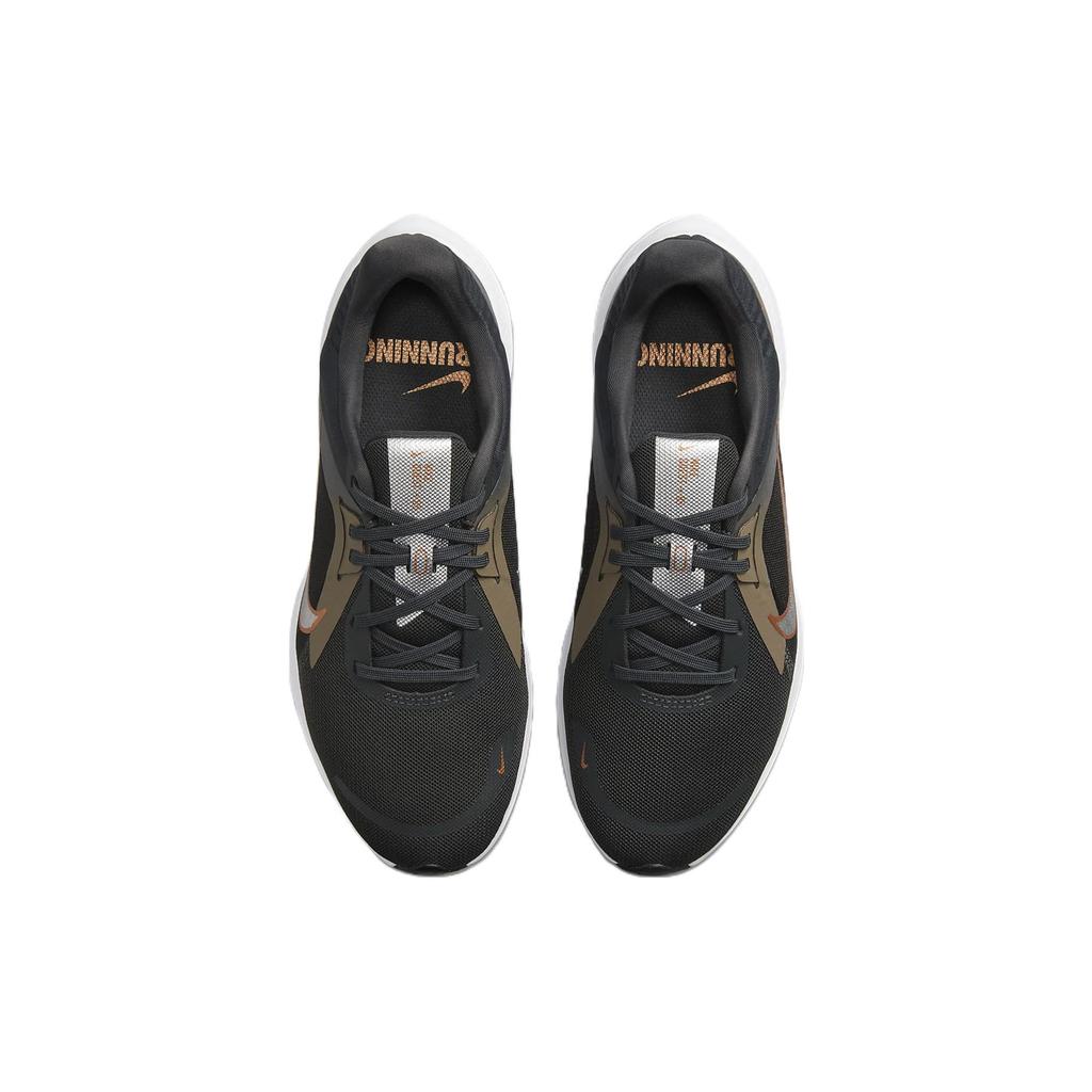 Nike Quest 5 Fabric Cushioning Slip Resistant Abrasion Resistant Low top Running Shoes Women's Black Green DD9291-004