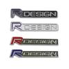 3D Metall R Design Logo für Auto Heckstoßstange Klebeabzeichen für Volvo Rdesign XC90 S60 XC60 V70 S80 S40 V50 V40 V60 C30