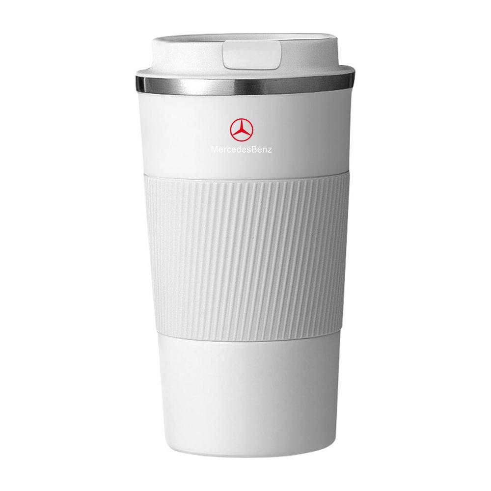 500ml Car Stainless Steel Coffee Cup Vacuum Thermos Mug Non-slip Insulated Bottle For Mercedes Benz G S R C E B A Class GLA GLK