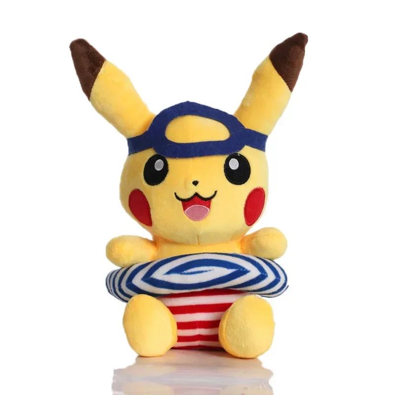 Pokemon Pikachu Pichu Charmander Bulbasaur Squirtle Psyduck Eevee Plyšový Měkký Plyšák Plyšák Hračka Malá Panenka