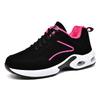 Autumn and Winter Women's Shoes Black Velvet Sports Shoes Casual Running Soft Sole Light Travel Shoes Single Shoes