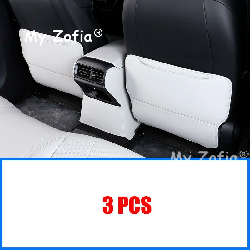 For BYD SEAL 5 DM-i 2025 2026 Car PU Leather Anti Kick Mat Pad Car Anti-kick Protector Mats Seat Back Protector Accessories