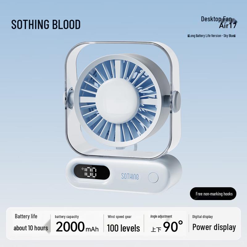 SOTHING Rechargeable Desktop & Wall-Mount Fan