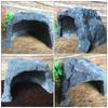Realistic Reptile Hideout Hiding Cave Resin Pet Hide Rest  Shelter Craft Turtle Lair  Desktop