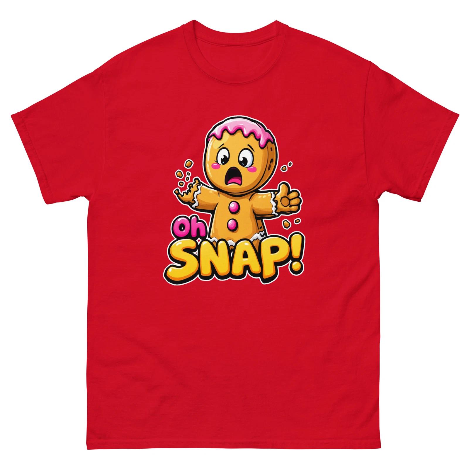 Oh Snap Gingerbread Christmas Xmas Funny T-Shirt 4XL