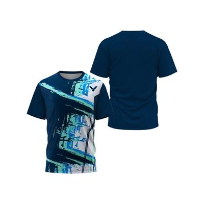 Breathable Badminton Tennis T-shirt Men's Fashion Sportswear Top Men's Fitness Short Sleeve Outdoor Sportswear