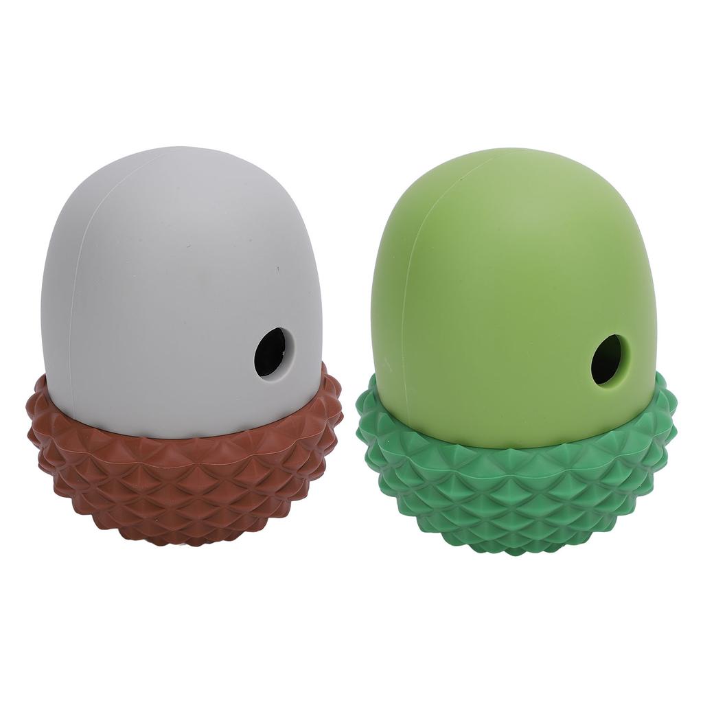 Dog Food Dispensing Ball Toy Acorn Shaped Interactive Slow Feeding Reduce Picky Eating Silicone Dog