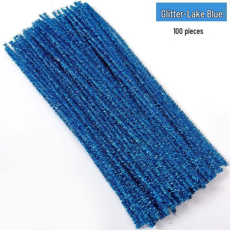 Encrypted Pipe Cleaners: Dense, Thickened 8mm White Strips with Mixed Colors for Handmade DIY Bouquets