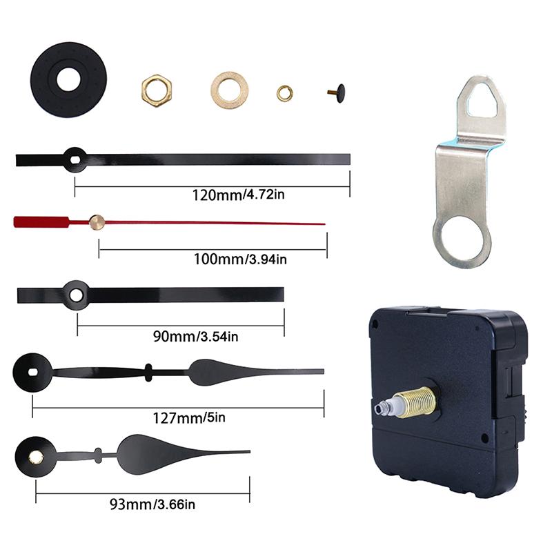 DIY Quarz Uhr Tisch Hängend Ersatz Uhrwerk Reparatur Werkzeug Uhr Stiller Quarz Uhrwerk Maschine Wand Zeiger Zeiger Set