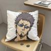 1pc Hasegawa Taizo Anime Cartoon Characters Pillow Case Fashion Square Pillowcase Bedroom Sofa Room Ins Decoration Leisure