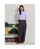Binpolmen [Essential] Unisex Oxford Solid Shirt Light Purple