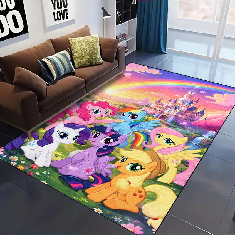 My little pony Carpet Rug for Living Room Bedroom Home Sofa Decoration,Kids play Non-slip Floor Mat