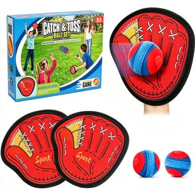 4Pcs Toss and Catch Baseball Toy Set Suitable for Yard Beach and Pool Interactive Ball Game Nice Gift for Kids