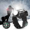 Wrist LED Light Hand Flashlight with Display Electronic Watch MultiFunctional Watch Light