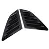 2Pcs Rear Side Window Louver Cover Left Right Rear Window   Vent Scoop Shutter Cover Blind Replacement for 8V Hatchback 2014-2020