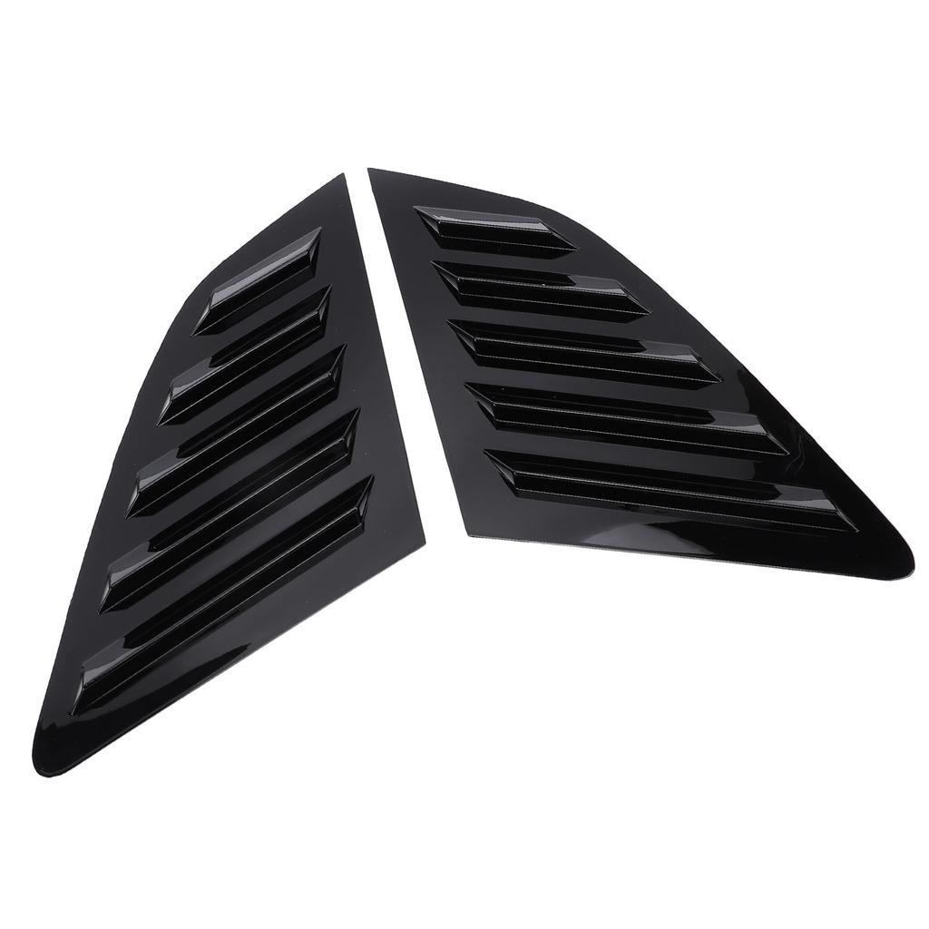 2Pcs Rear Side Window Louver Cover Left Right Rear Window   Vent Scoop Shutter Cover Blind Replacement for 8V Hatchback 2014-2020