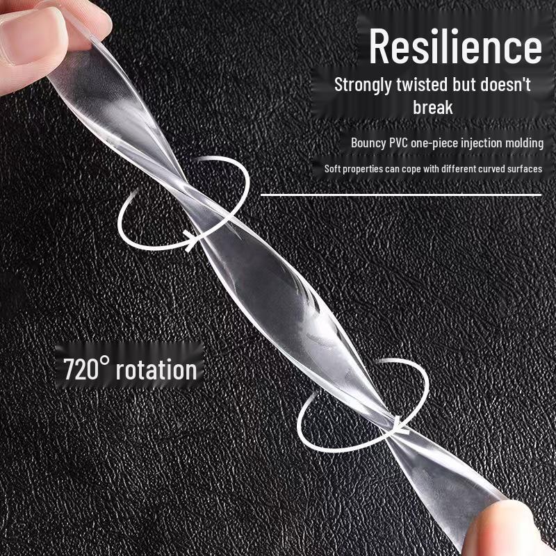 Silicone Transparent Anti-Collision Strip for Refrigerator, Furniture, and Wall Corners