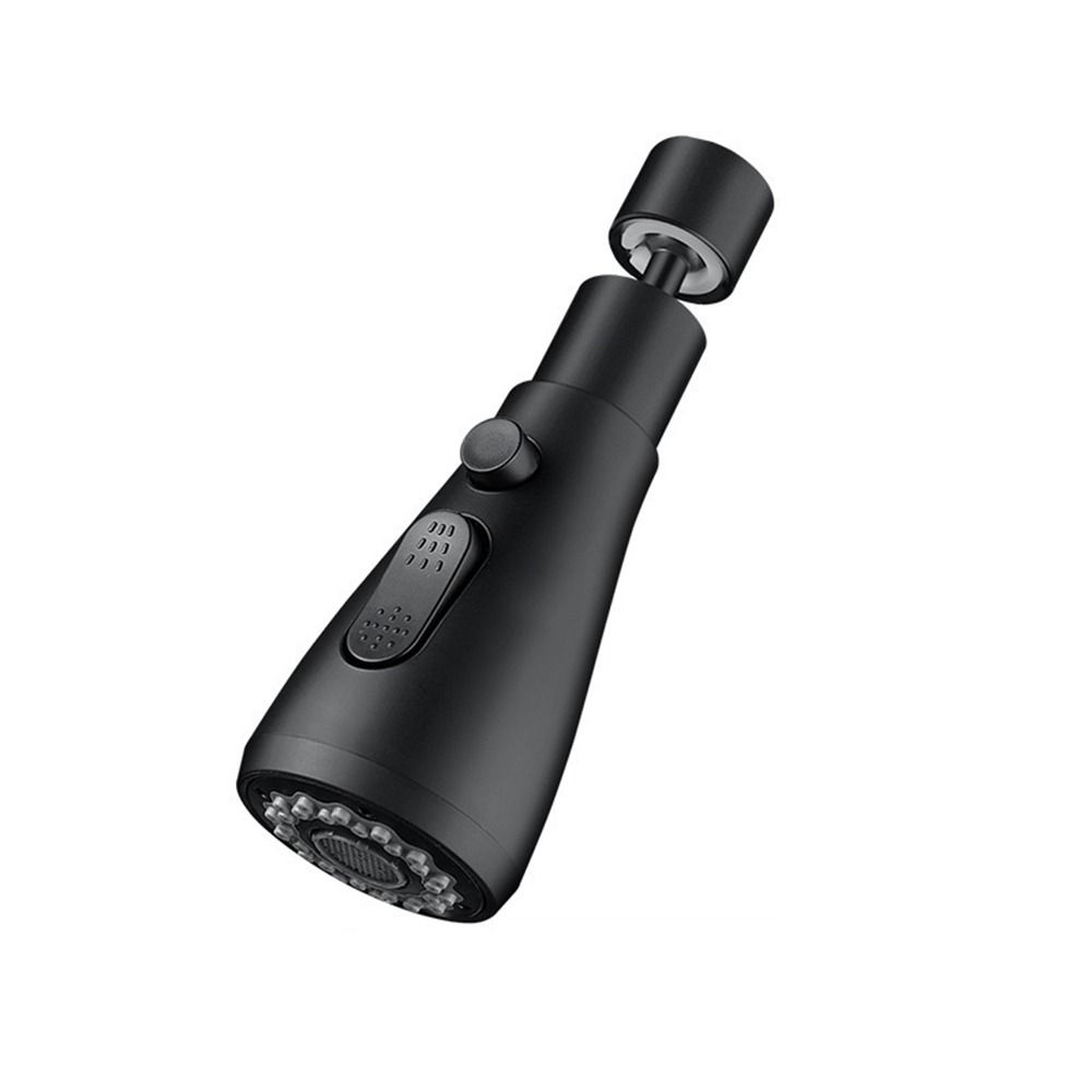 

Универсальный аэратор для кухонной раковины, вращающийся на 360°, латунная распылительная головка, смеситель для воды для умывальника, дом чёрный