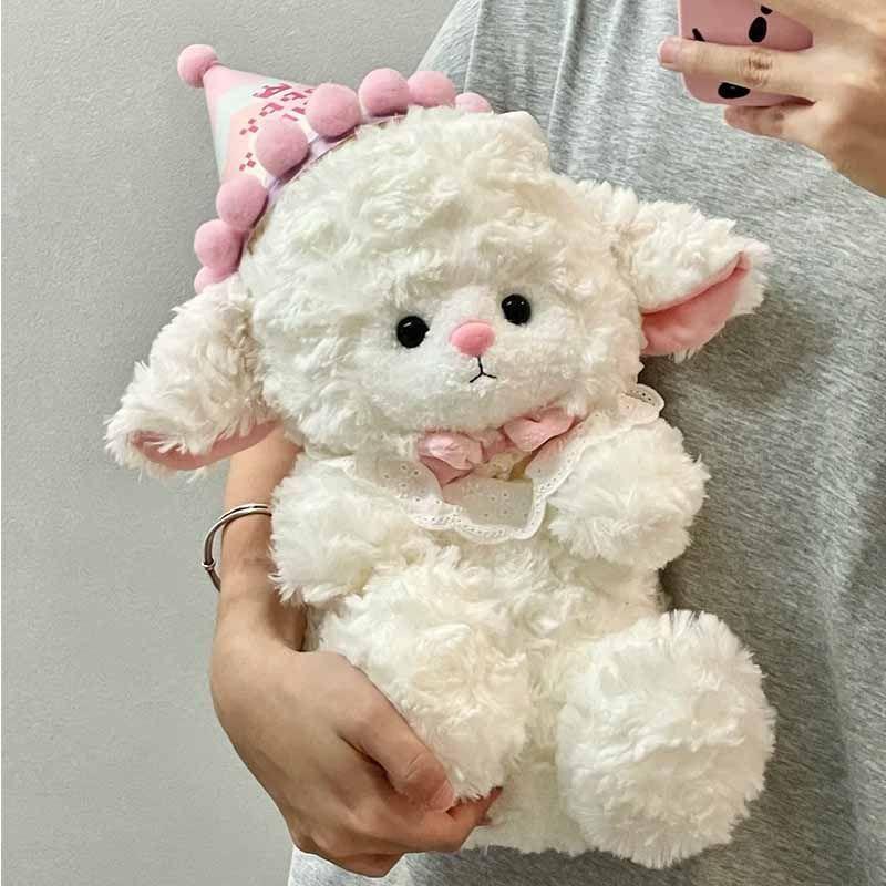 Cute lamb doll doll plush toy girl sleeps with bed throw pillow rag doll birthday gift female male
