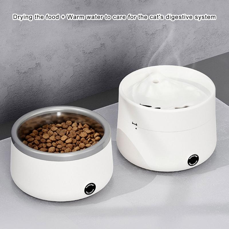 Cats Water Fountains Dogs Water Dispenser Heating Function Super Mute Automatic Low Noise Waterer