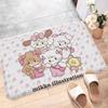 Cute Cartoon Mikko Cat Bathroom Mat Anti-slip Absorb Water Long Strip Cushion Bedroon Mat Hotel Decor Mat