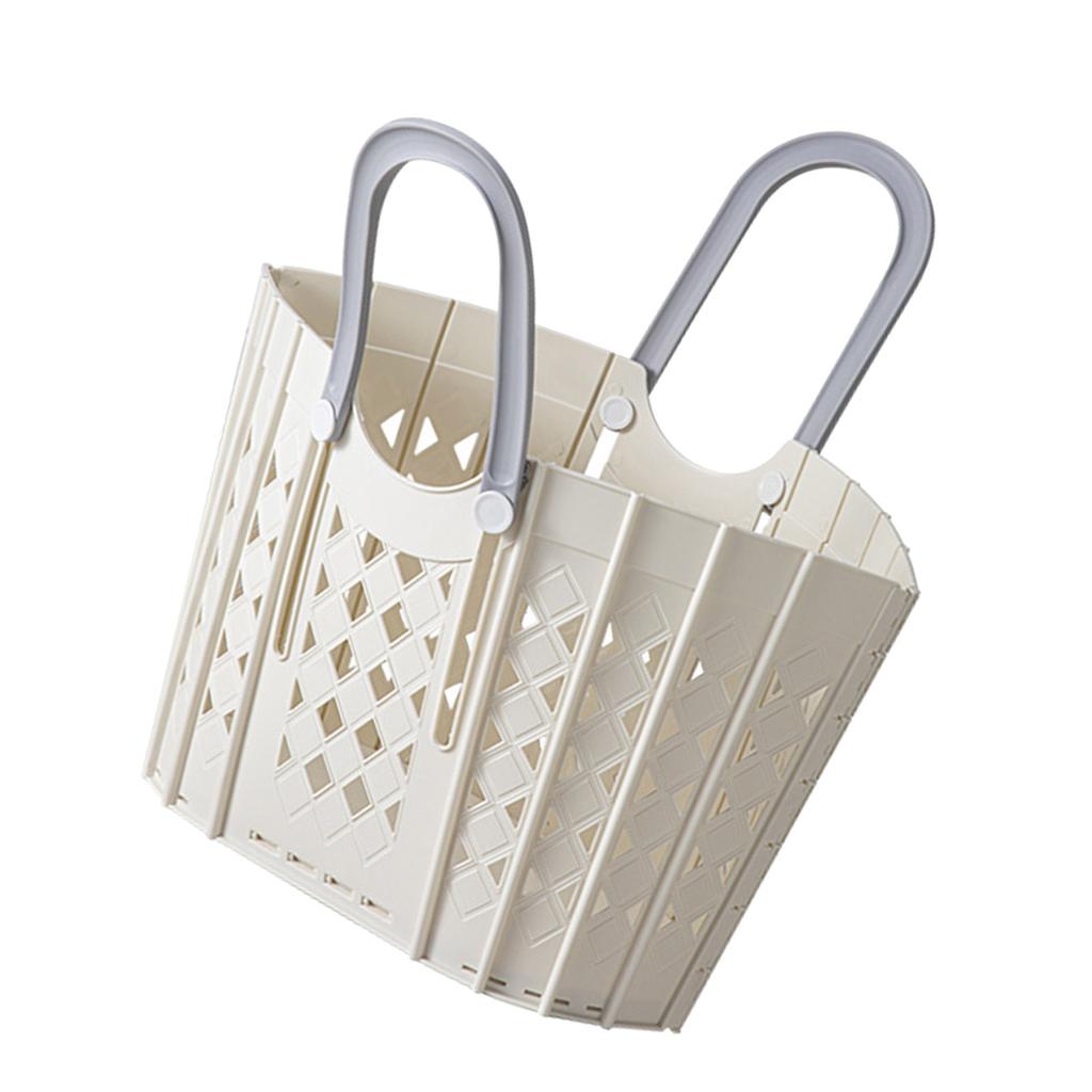 Laundry Basket Multifunction Plastic Foldable Clothes Hamper with Handles for Home Bathroom