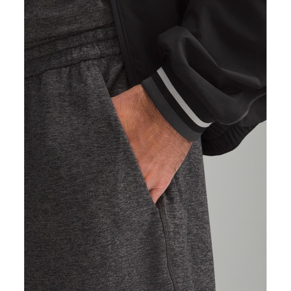 Lululemon Soft Jersey Short 7  Heathered Black Heathered Graphite Grey