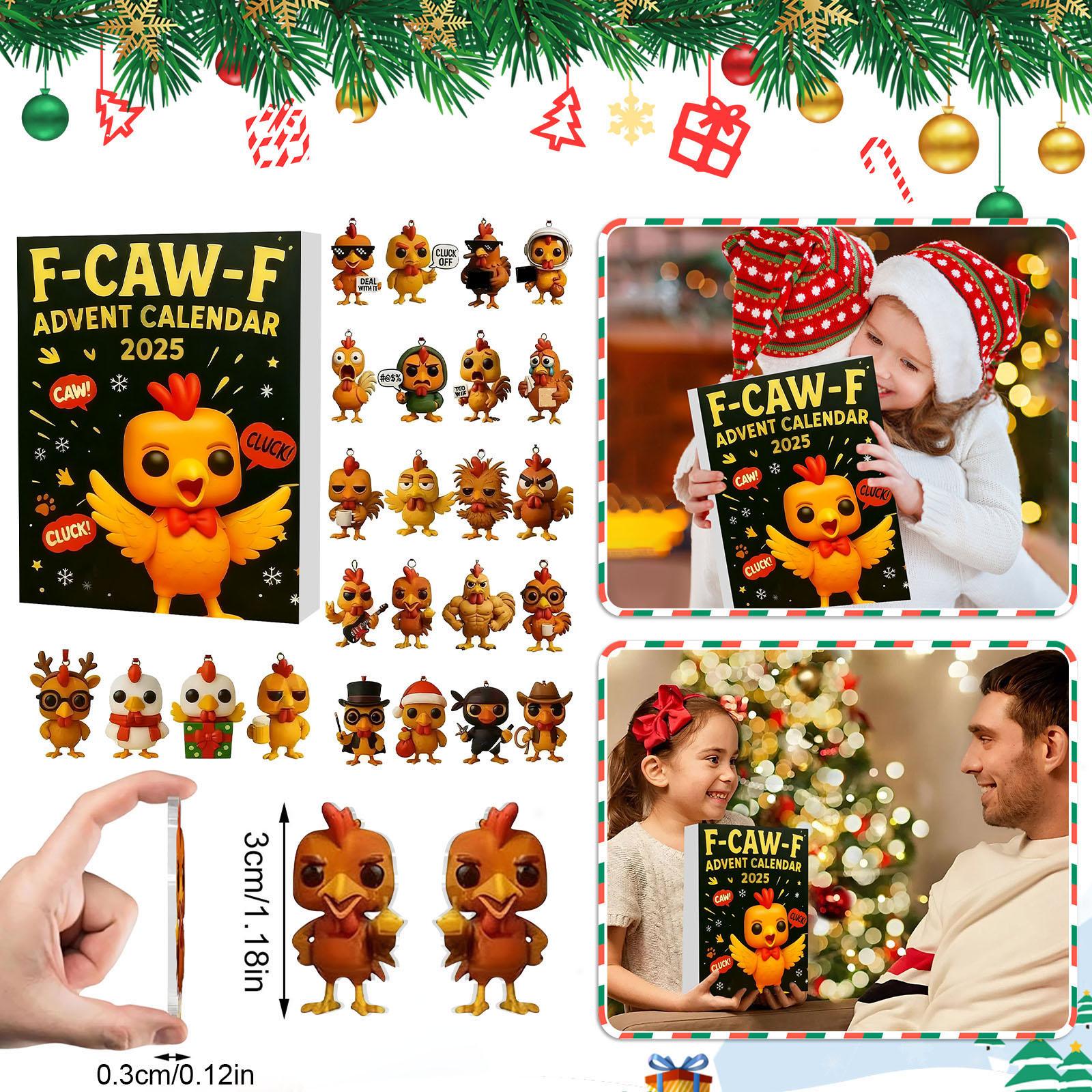 

Advent Calendar Contains 24 Gifts, Cute Figures Doll Advent Calendar, Countdown Calendar With Surprise Toys, Collectible Figures Gift For Kids One Size