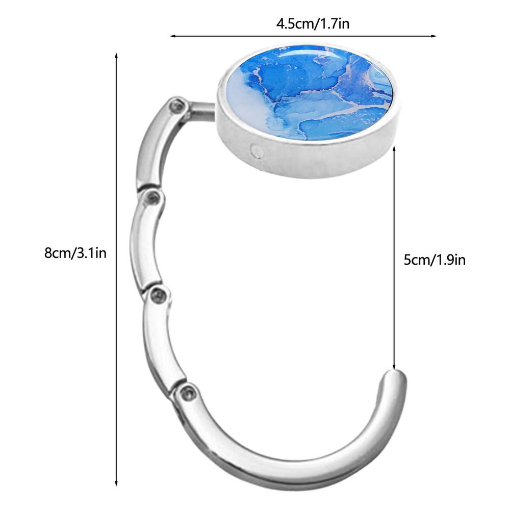 1pcs Portable Fashion Folding Purse Handbag Bag Hanger Hook Holder Table Hook Unique Bag Parts Accessories