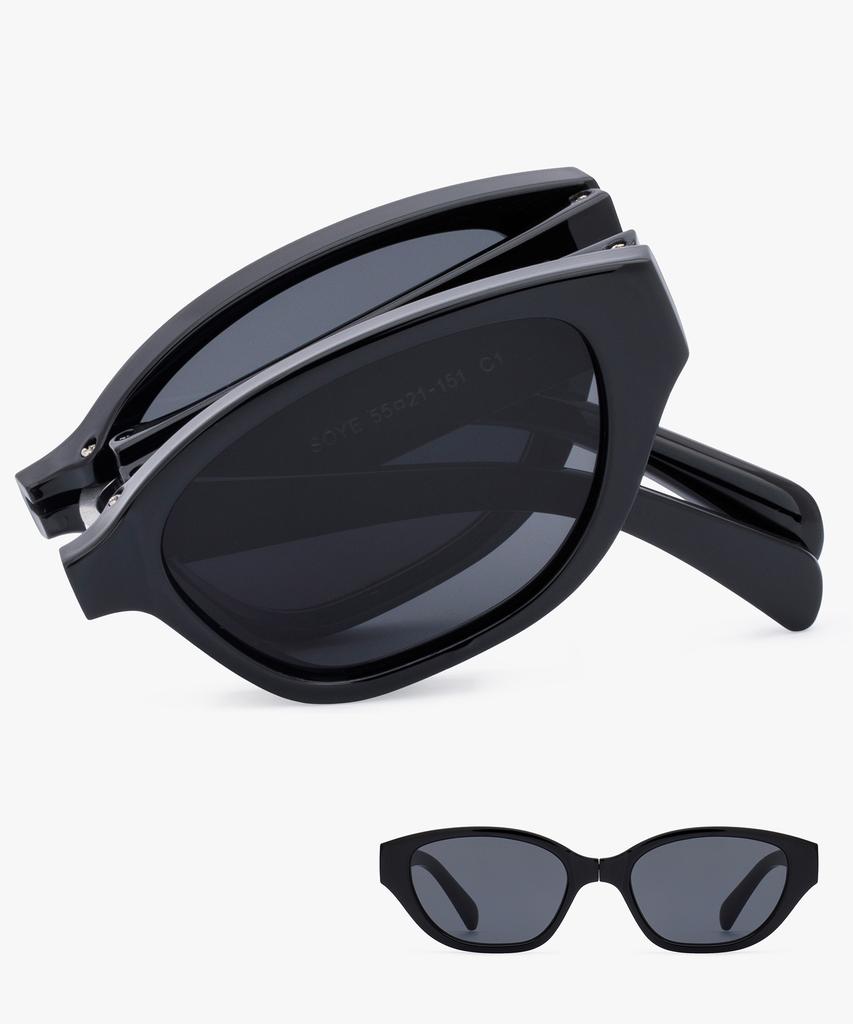 Likkeullou Rc Soye Folder Sunglasses Black