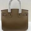 Neue Leder Swift Leder Silberne Schnalle Platin Tasche Erste Schicht Rindsleder Atmosphärische Handtasche Mode Styling Schultertasche Damen