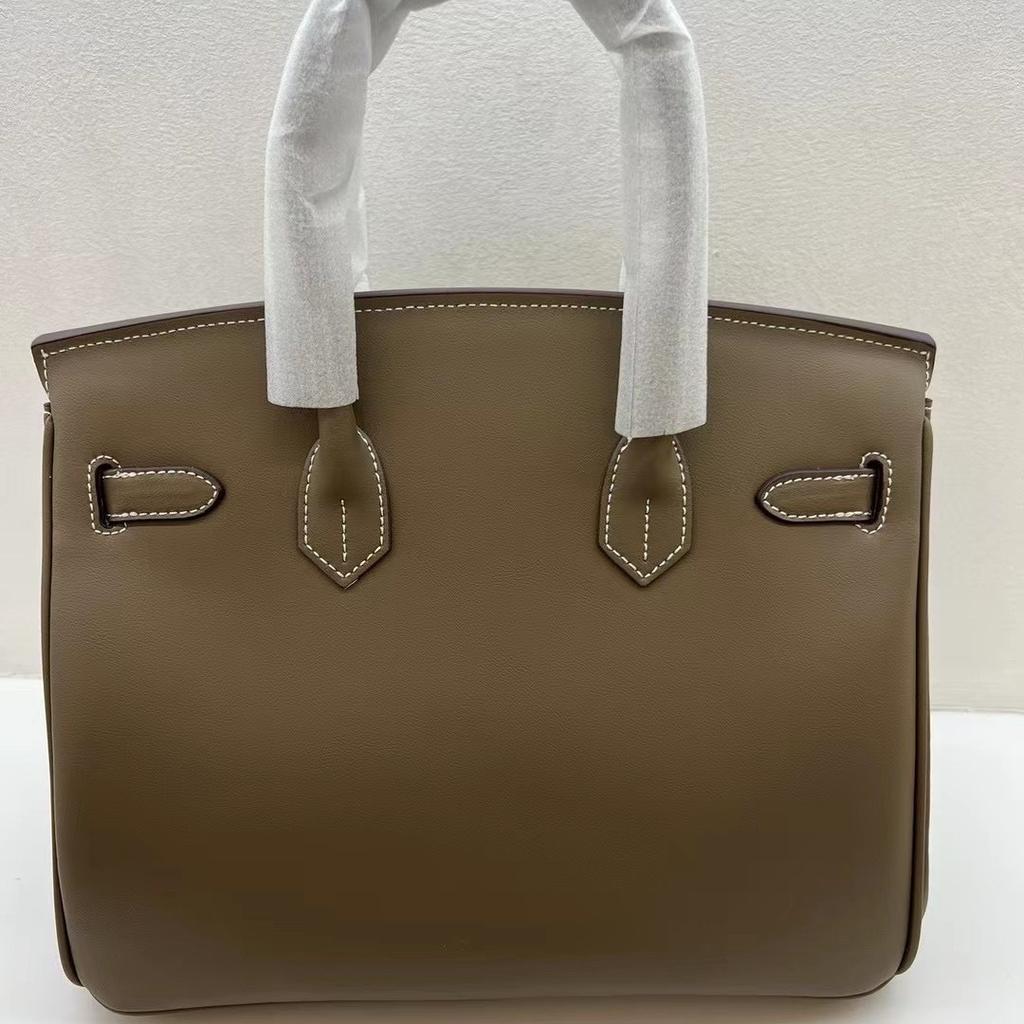 Neue Leder Swift Leder Silberne Schnalle Platin Tasche Erste Schicht Rindsleder Atmosphärische Handtasche Mode Styling Schultertasche Damen