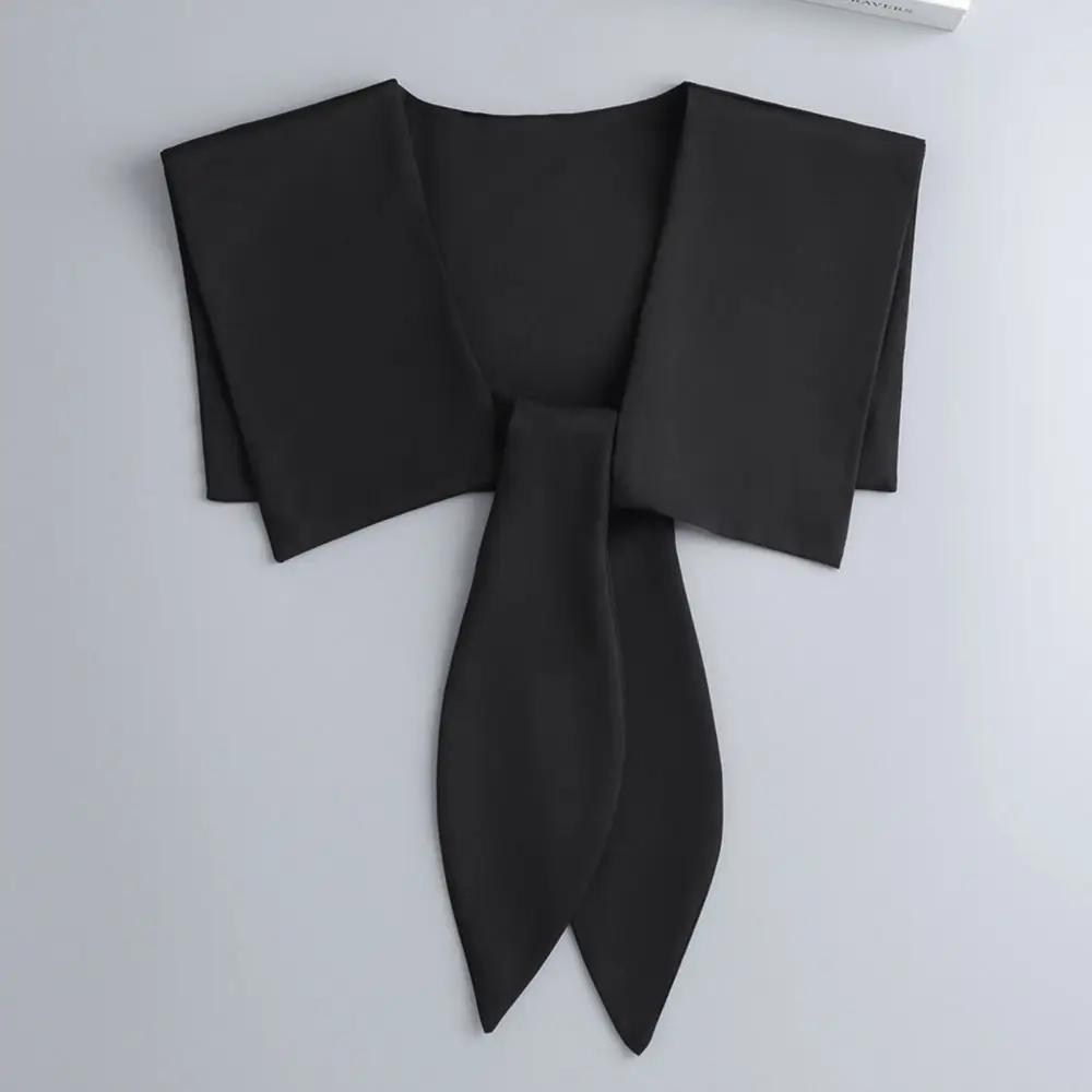 New Lapel Fake Collar Vintage Detachable Shirt Collar for Women Blouse Sweater False Collar Lapel Top Neckwear Ties
