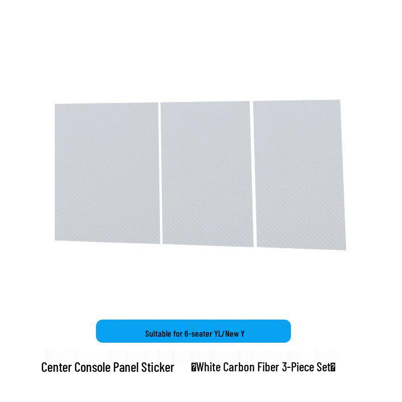 Model Y/3 Six-Seater Center Console Panel Sticker for Interior Modification