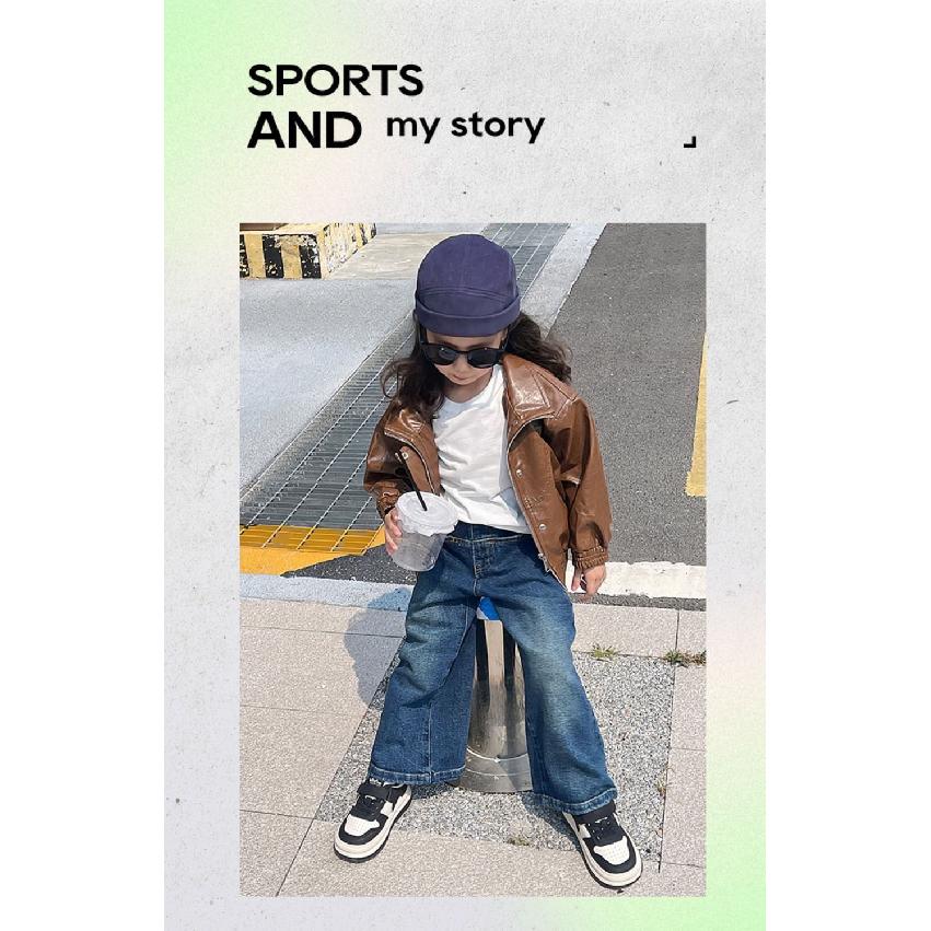 Spring and Autumn New Girls' Sneakers, Lightweight Running Shoes for Older Children, Boys' Soft Sole Sports Shoes, Trendy White Shoes